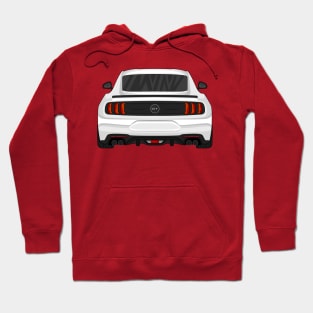 MUSTANG GT WHITE Hoodie